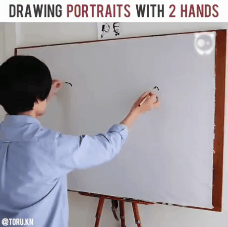 양손잡이의 그림 실력 | 인스티즈