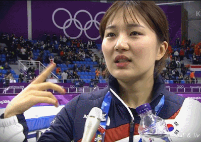 경기 끝나고 울컥한 박승희 선수 gif | 인스티즈