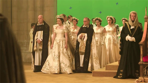 드라마로 보는 영국 엘리자베스2세여왕 대관식1 .gif | 인스티즈