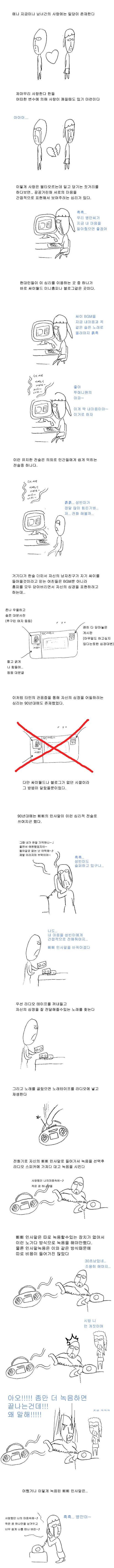 90년대 통신수단 이야기 만화 ㅋㅋㅋㅋㅋㅋ | 인스티즈