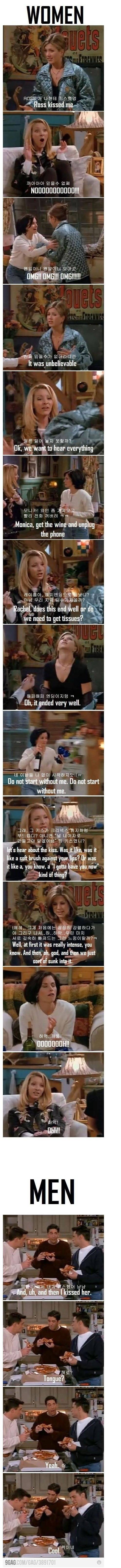 키스에 대한 남녀의 차이 | 인스티즈