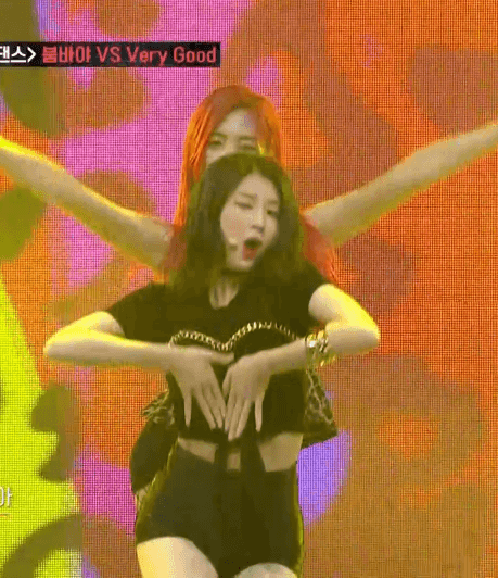 오늘자 믹스나인 붐바야조 캐리한 지유좌.gif | 인스티즈