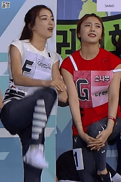 2016 추석 아육대 걸그룹 친목짤 | 인스티즈