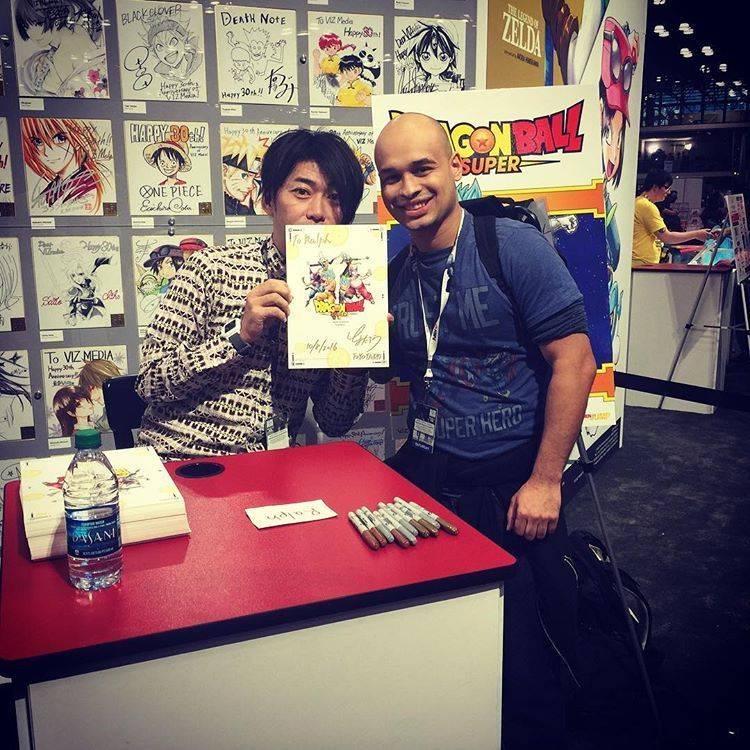 드래곤볼 슈퍼 작가(토요타로) 사인회 현장 | 인스티즈