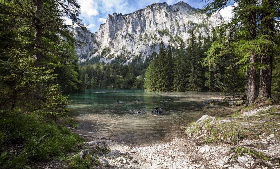 오스트리아에만있는 거대한 수중공원 Gruner See | 인스티즈