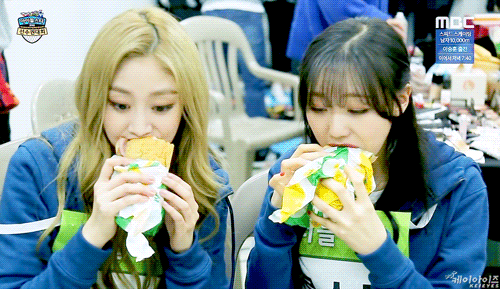 [러블리즈] 아육대에서 서브웨이 먹는 러블리즈 | 인스티즈