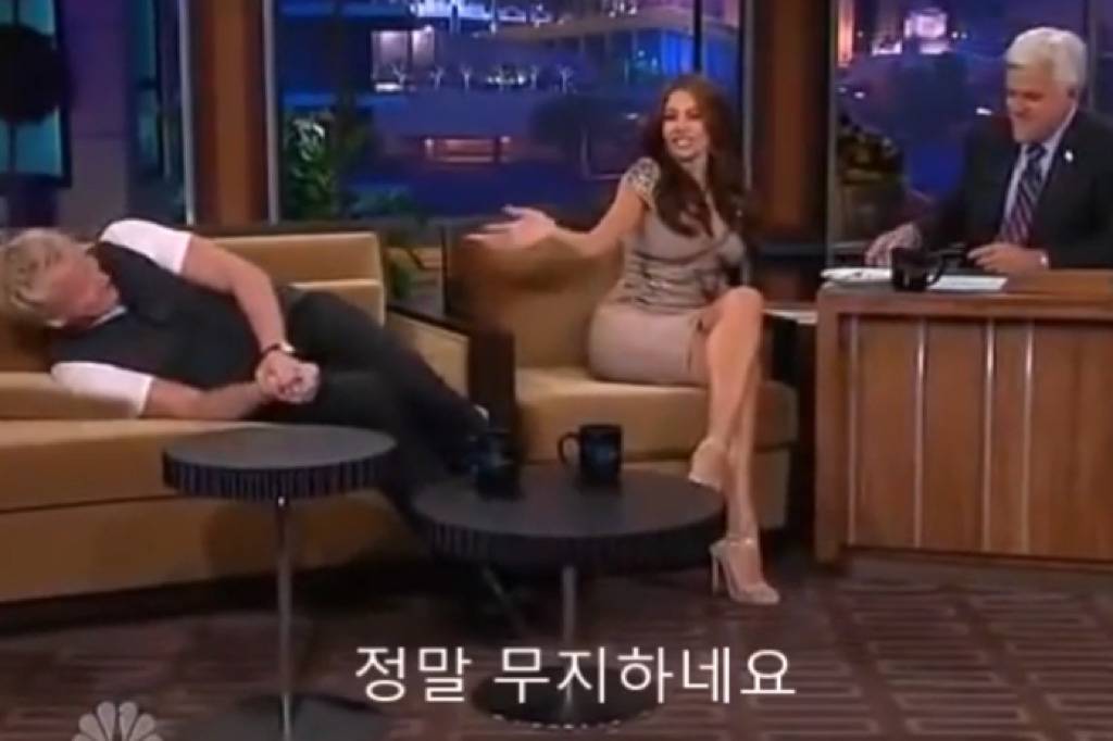 고든램지가 소피아 베르가라한테 토크쇼에서 한 행동들 .jpg | 인스티즈