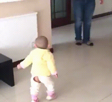 심쿵주의) 아빠 따라하는 아기.gif | 인스티즈