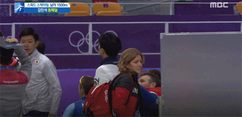 스피드스케이팅 男 1500m 아시아 선수 사상 첫 메달이 결정되는 순간.gif | 인스티즈