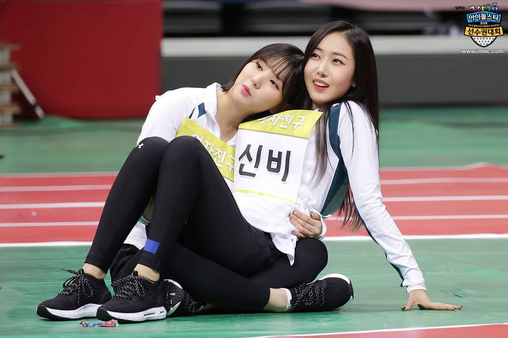 여자친구 신비 아육대에서 레깅스 | 인스티즈