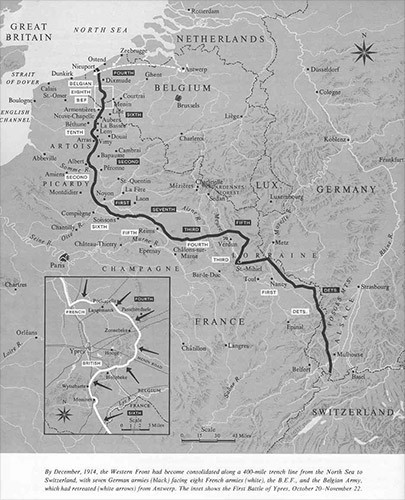 1차 세계대전 본격적인 참호전의 시작: 1차 이프르 전투 | 인스티즈