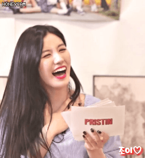 하이캠 프리스틴 비주얼 투탑중 한명인 퀸시연.gif | 인스티즈