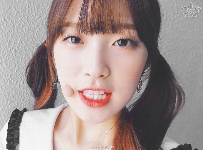 오마이걸 꼬맹이 어린이 아린이 180218 비밀 정원 직캠 | 인스티즈