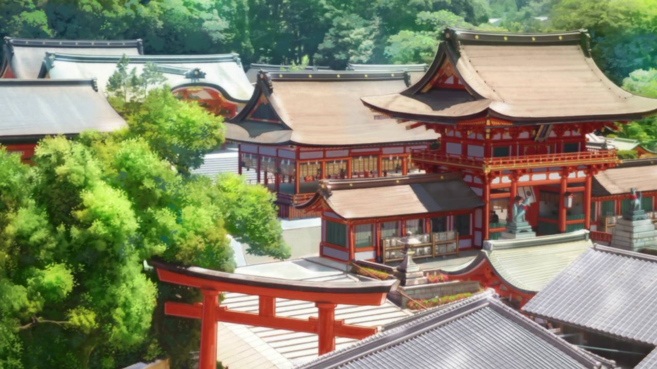 일본 동네+신사 분위기 낭낭한 애니메이션.jpg | 인스티즈