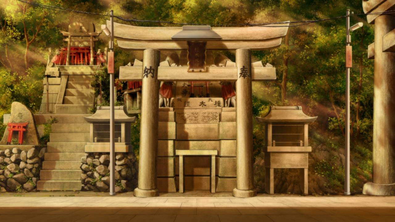 일본 동네+신사 분위기 낭낭한 애니메이션.jpg | 인스티즈