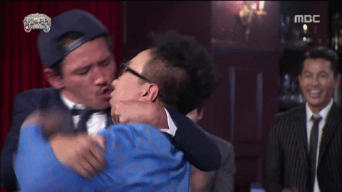 황정민 키스신에 놀라는 정우성 | 인스티즈