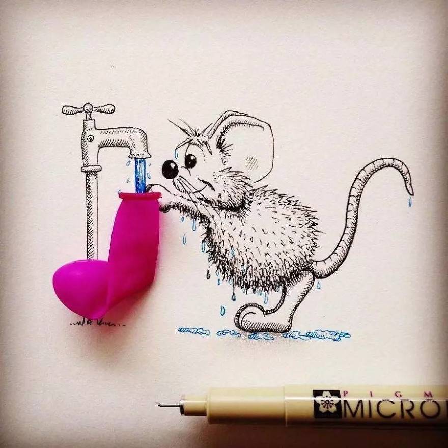 귀여운 생쥐 Rikiki의 일상을 그리는 작가 | 인스티즈