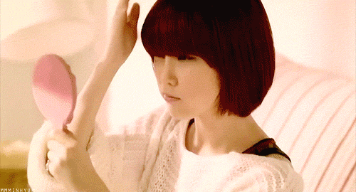 똑단발 아이유.gif | 인스티즈