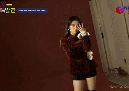 레드벨벳 피카부 자켓 촬영 비하인드 - 아이린 gif | 인스티즈