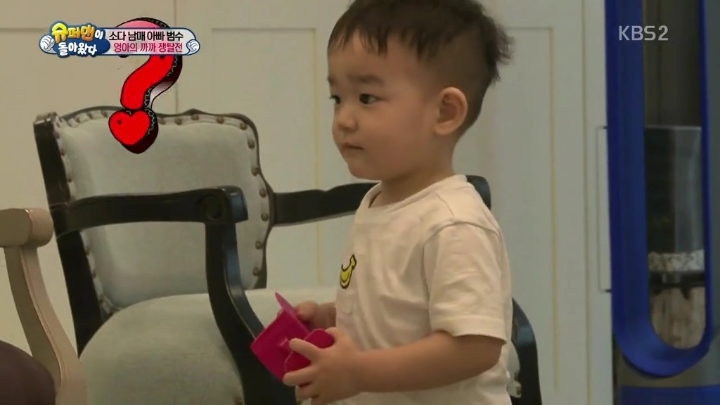 [슈퍼맨이돌아왔다] 엉아 다을이가 삼촌한테 까까를 얻어내기 | 인스티즈