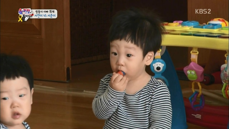 [슈퍼맨이돌아왔다] 작은병 하나때문에 싸우는 서언,서준이 | 인스티즈