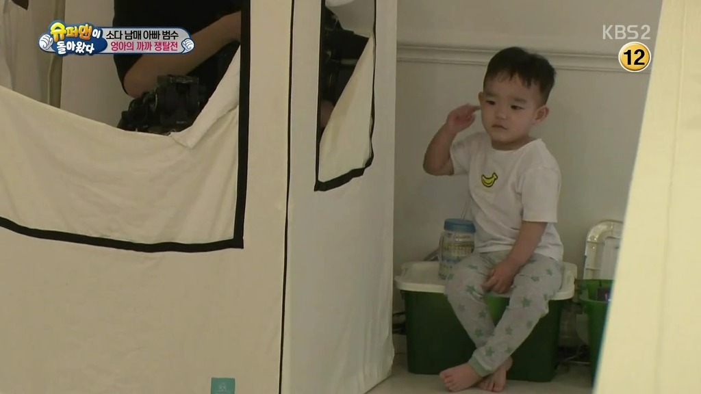 [슈퍼맨이돌아왔다] 엉아 다을이가 삼촌한테 까까를 얻어내기 | 인스티즈