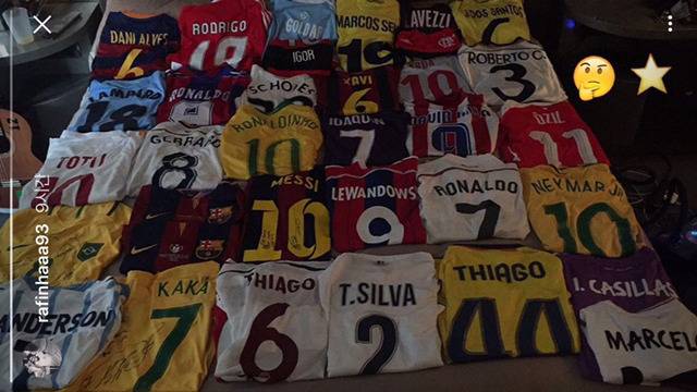 유니폼교환 인증하는선수들 | 인스티즈