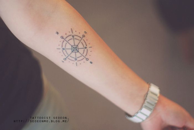 [문신] 기하학적인 무늬의 문신들 | 인스티즈
