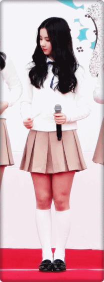 긴머리 시절 여자친구 은하.gif | 인스티즈