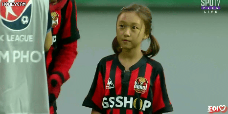 김은하수(직업 : FC서울 팬) 시축.gif | 인스티즈