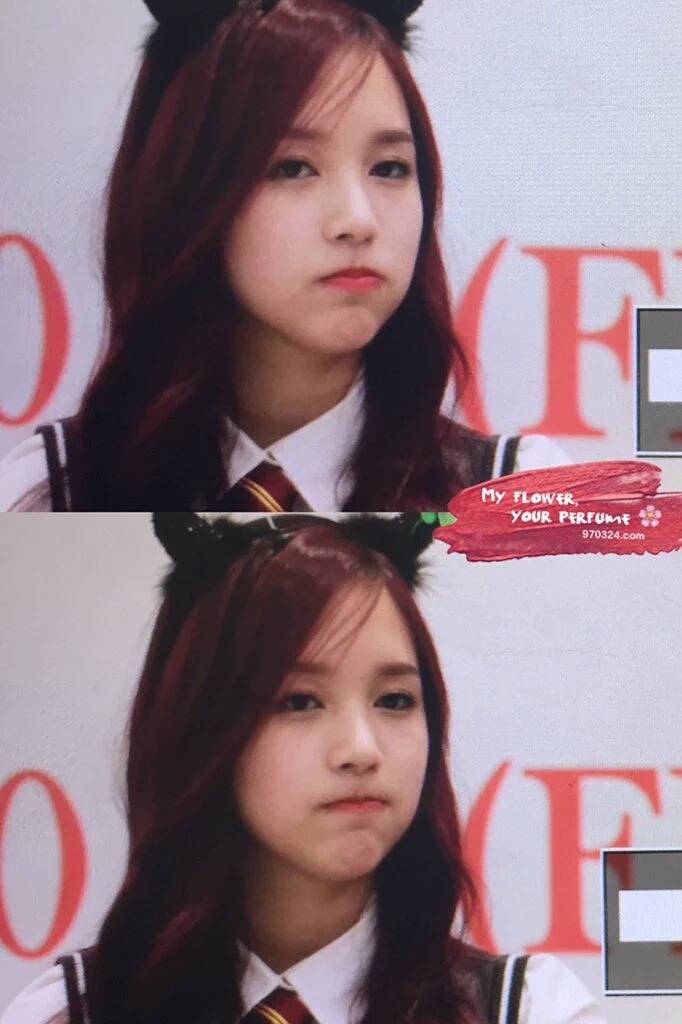 트와이스 미나 입 꾹꾹이........... | 인스티즈