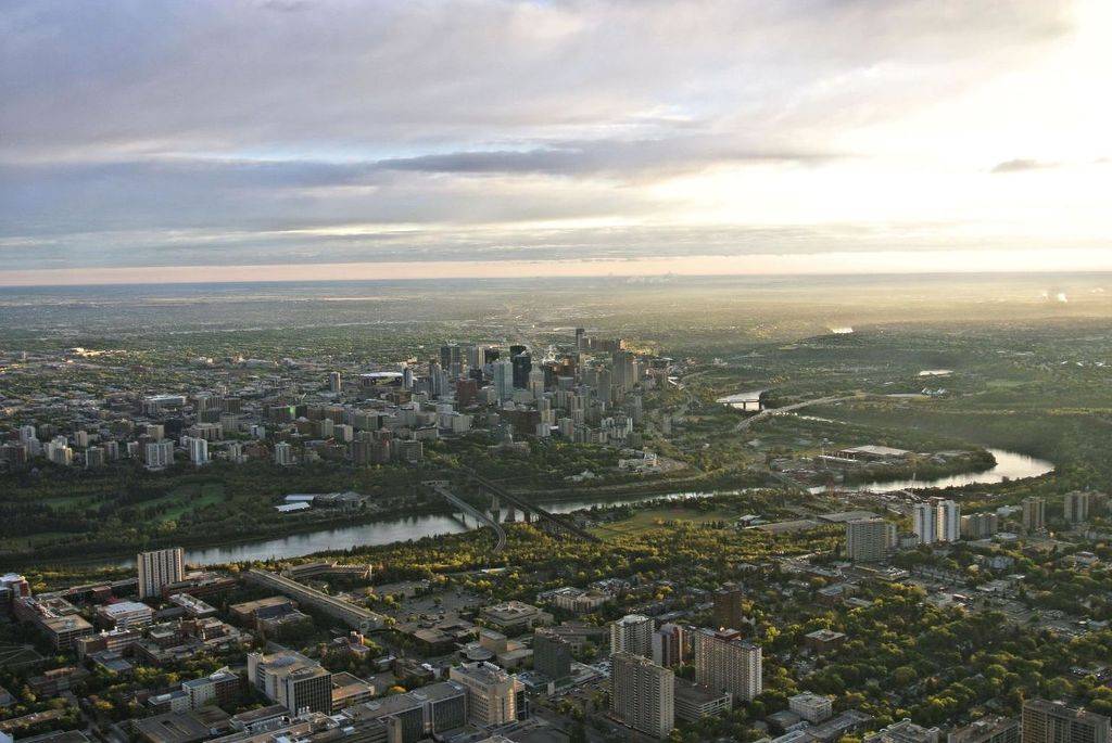 캐나다의 디트로이트 - 에트몬턴 항공사진들 | 인스티즈
