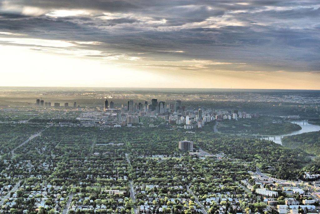 캐나다의 디트로이트 - 에트몬턴 항공사진들 | 인스티즈