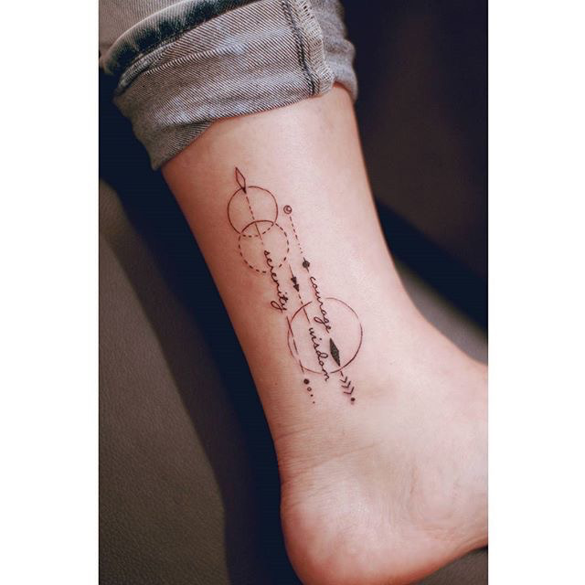 [문신] 기하학적인 무늬의 문신들 | 인스티즈