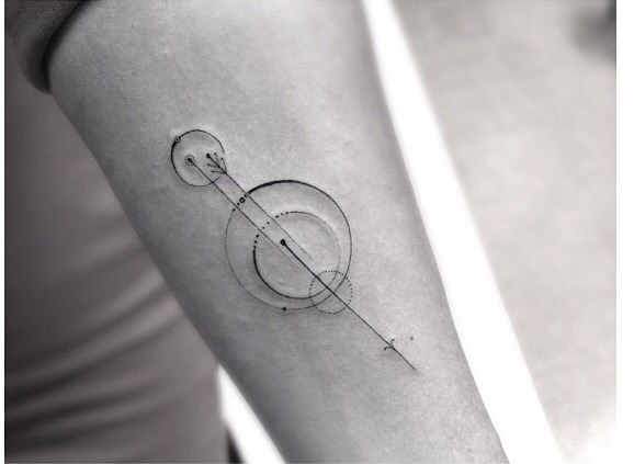 [문신] 기하학적인 무늬의 문신들 | 인스티즈