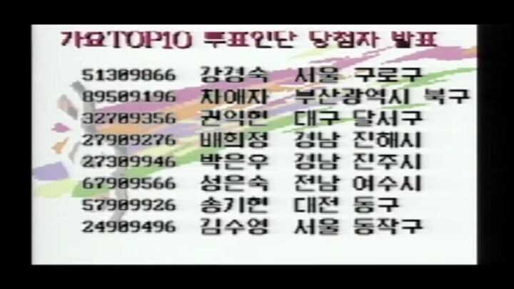  가요톱10 96년10월3주 feat. steal heart | 인스티즈