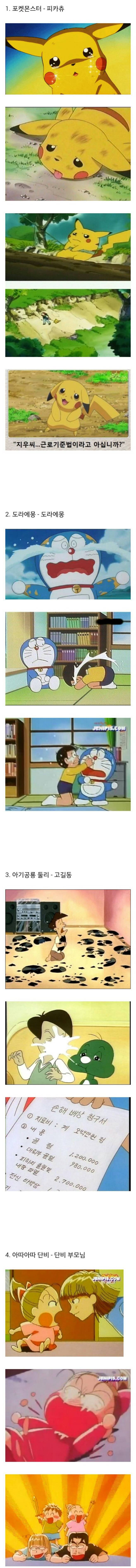 이중에서 가장 고통스러워 보이는 만화 캐릭터는? | 인스티즈