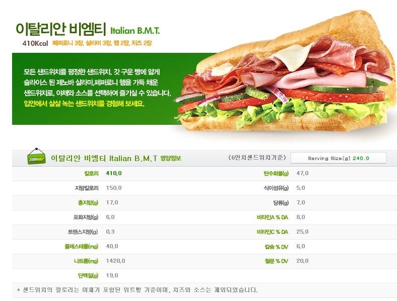서브웨이에서 제일 무난하게 잘나가는 메뉴 | 인스티즈