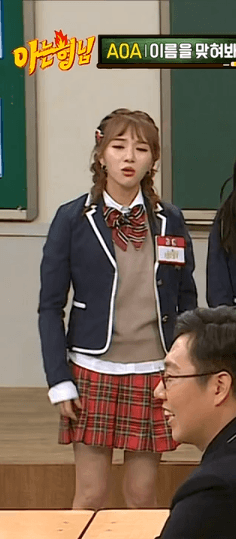 아는형님 AOA 민아 활약상...gif | 인스티즈