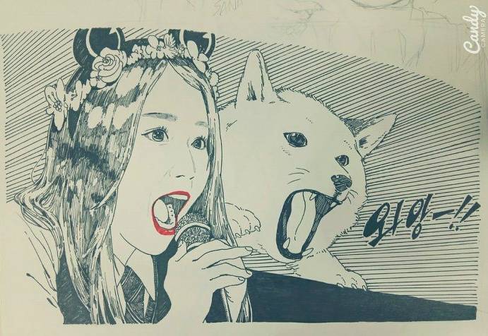 사람 좋아하는 강아지같은 여자아이돌.gif | 인스티즈