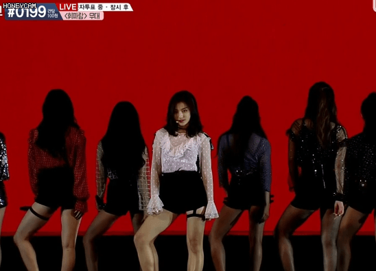 아이돌학교 이새롬 중단발 패왕시절...gif | 인스티즈