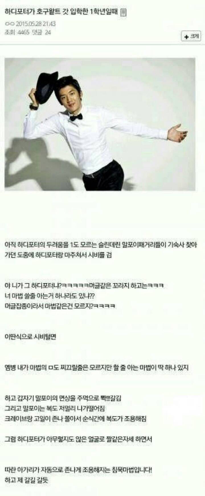 하디포터와 마법사의 돌주먹 | 인스티즈