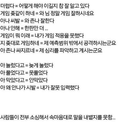 오버워치 채팅 용어 정리.jpg | 인스티즈