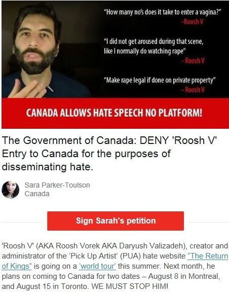 픽업 아티스트가 강연을 요청했을 때 흔한 캐나다 여성 단체의 반응 | 인스티즈