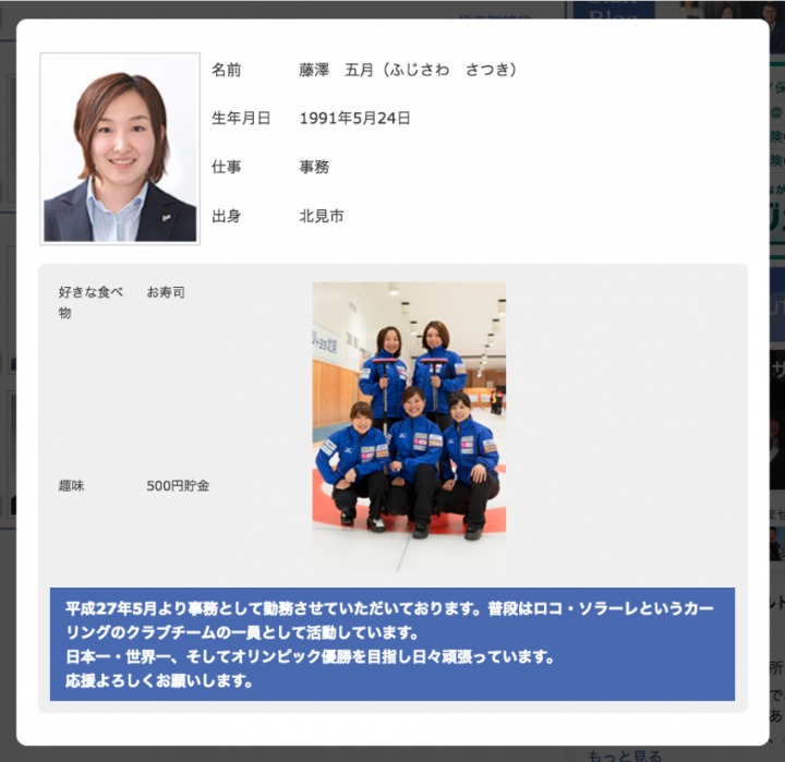 후지사와 사츠키 회사 프로필.jpg | 인스티즈