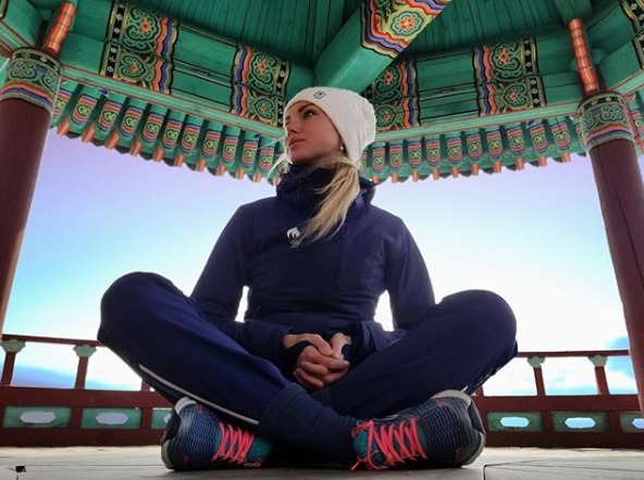 여자 매스스타트에서 혼자 앞서갔던 누나 .jpg | 인스티즈