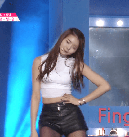 [프로듀스101] 본방에 앞서 믿고 보는 스톤나영의 핑거팁스 움짤 | 인스티즈