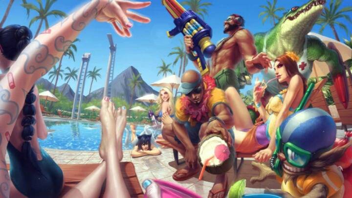 [LOL] 다음번에 나왔으면 하는 수영장 파티 스킨 챔피언은? | 인스티즈