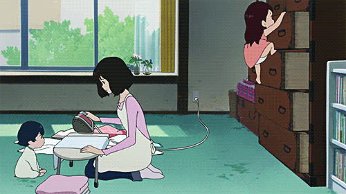 모성애가 느껴지는 애니메이션 늑대아이.gif | 인스티즈