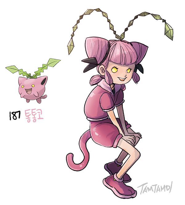 포켓몬을 의인화 한다면? -2세대 포켓몬 일러스트 | 인스티즈